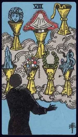Seven of Cups — Tarot Card Meaning