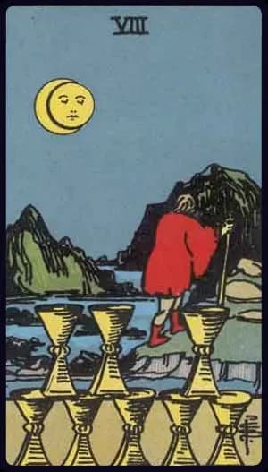 Eight of Cups — Tarot Card Meaning