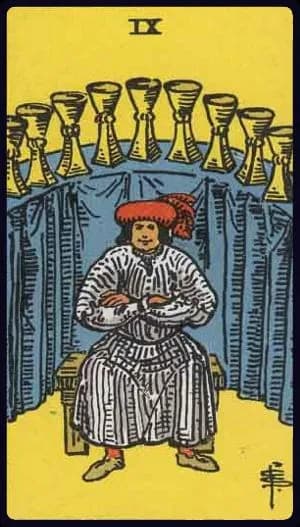 Nine of Cups — Tarot Card Meaning
