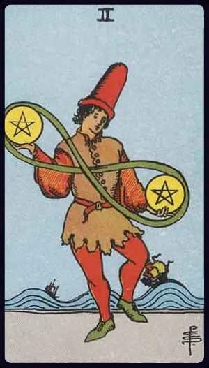 Two of Pentacles — Tarot Card Meaning