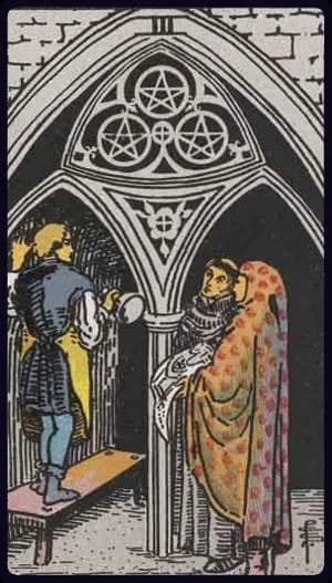 Three of Pentacles — Tarot Card Meaning