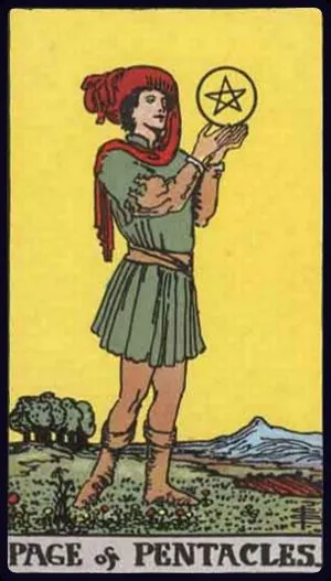 Page of Pentacles — Tarot Card Meaning