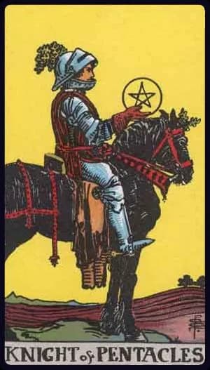 Knight of Pentacles — Tarot Card Meaning