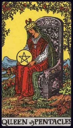 Queen of Pentacles — Tarot Card Meaning