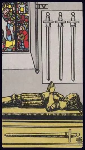 Four of Swords — Tarot Card Meaning