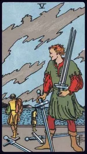 Five of Swords — Tarot Card Meaning