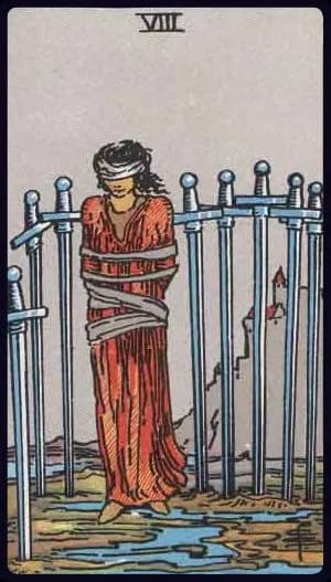 Eight of Swords — Tarot Card Meaning
