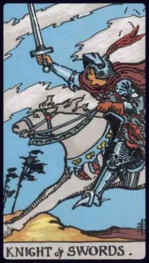 Knight of Swords — Tarot Card Meaning