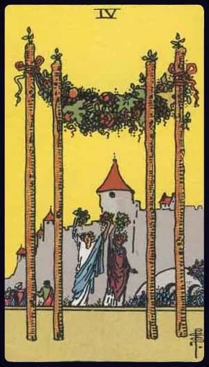 Four of Wands — Tarot Card Meaning