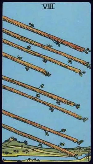 Eight of Wands — Tarot Card Meaning