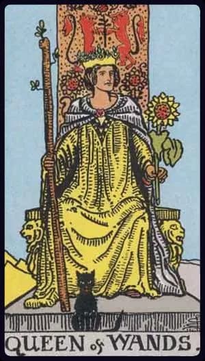 Queen of Wands — Tarot Card Meaning